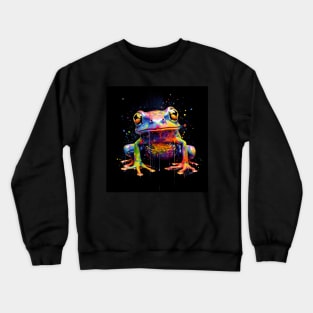 Vibrant Frog Crewneck Sweatshirt